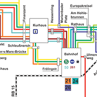 Liniennetzplan Nacht